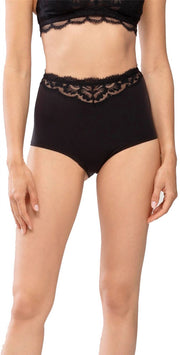 Mey geweldige broek met hoge taille - zwart