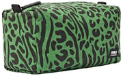 Roka Mayfair kleine katoenen canvas toilettas - Artisjokgroen