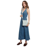 Alice Wheeler London Bloomsbury Crossbodytas - Duck Egg Blauw