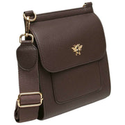 Alice Wheeler London Bloomsbury Crossbody Tas - Chocoladebruin