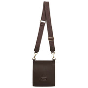 Alice Wheeler London Bloomsbury Crossbody Tas - Chocoladebruin
