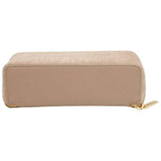 Alice Wheeler London Kensington kleine suède treinkoffer - Mink Cream