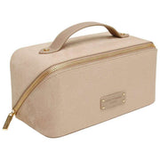 Alice Wheeler London Kensington Suede Treinkoffer - Nerts Crème