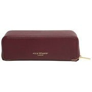 Alice Wheeler London Luxe kleine treinkoffer - Berry Red