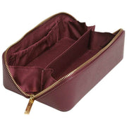 Alice Wheeler London Luxe kleine treinkoffer - Berry Red