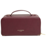 Alice Wheeler London luxe treinkoffer - bessenrood