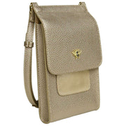 Alice Wheeler London Mini Bloomsbury Crossbody Tas - Brons