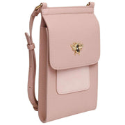 Alice Wheeler London Mini Bloomsbury Crossbody Tas - Roze