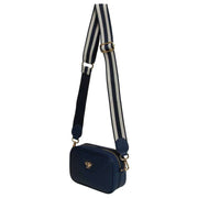 Alice Wheeler London Mini Mayfair Camera Crossbody Bag - Navy