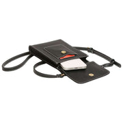Alice Wheeler London Sloane Telefoon Crossbody Tas - Zwart