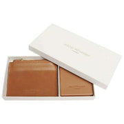 Alice Wheeler London Veronica portemonnee en compacte spiegel cadeauset - bruin