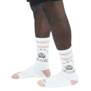 American Socks Always Late Mid High Socks - White