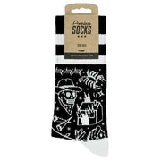 American Socks Cowboy Mid High Socks - Black