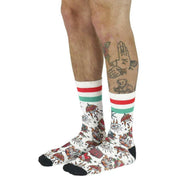 American Socks Love Hurts Mid High Socks - White