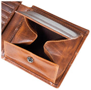 Dents Itchen Coin Bifold Portemonnee - Cognac Bruin