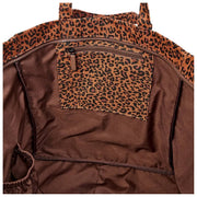 Roka Marylebone grote katoenen canvas oversized draagtas - Mini Luipaardbruin