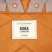 Roka Canfield B Medium gerecyclede nylon rugzak - Biscuitbruin