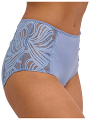Falke Delicate Touch Mid Taille Slip - Blauw Staal
