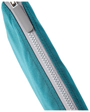 Roka Carnaby XL crossbodytas van gerecycleerd canvas - diep blauwgroen