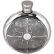 english-pewter-company-6oz-round-celtic-knot-flask---silver-34473060
