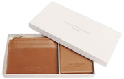 Alice Wheeler London Veronica portemonnee en compacte spiegel cadeauset - bruin