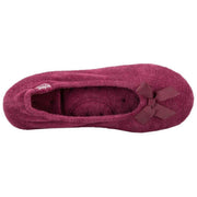 isotoner-terry-ballerina-slippers---burgundy-34523311