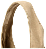 Roka Hoxton grote katoenen canvas schoudertas - Safari Beige