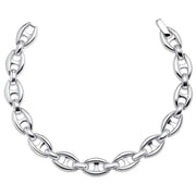 Beginnings Heavy Weight Linked Chain Bracelet - Silver