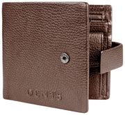 Dents Aire Coin Bifold Portemonnee - Chocoladebruin