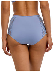 Falke Delicate Touch Mid Taille Slip - Blauw Staal