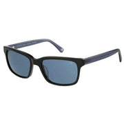 Botaniq Narrow Rectangle Sunglasses - Black