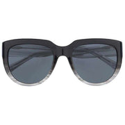 Botaniq Retro Round Sunglasses - Black/Grey