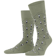 Burlington Big Ben Socks - Leaf Green