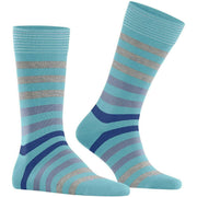Burlington Blackpool Sokken - Key Largo Blauw