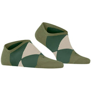 Burlington Clyde sneaker sokken - Salvia groen