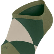 Burlington Clyde sneaker sokken - Salvia groen