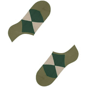 Burlington Clyde sneaker sokken - Salvia groen