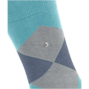 Burlington Clyde Sokken - Key Largo Blauw