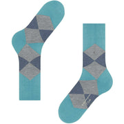 Burlington Clyde Sokken - Key Largo Blauw