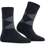 Burlington Cosy Slipper Sokken - Zwart