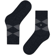 Burlington Cosy Slipper Sokken - Zwart