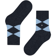 Burlington Cosy Slipper Sokken - Middernachtblauw