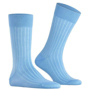 Burlington Duke Street Sokken - Korenbloem Blauw