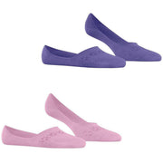 Burlington Everyday 2-pack onzichtbare sokken - vingerhoedskruid lila
