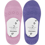 Burlington Everyday 2-pack onzichtbare sokken - vingerhoedskruid lila