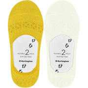 Burlington Everyday 2-pack onzichtbare sokken - gebroken wit