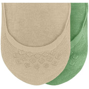 Burlington Everyday 2-pack onzichtbare sokken - Perzisch groen