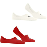 Burlington Everyday 2-Pack No Show Sokken - Actief Rood