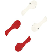 Burlington Everyday 2-Pack No Show Sokken - Actief Rood