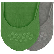 Burlington Everyday 2-pack No Show sokken - Fairway groen